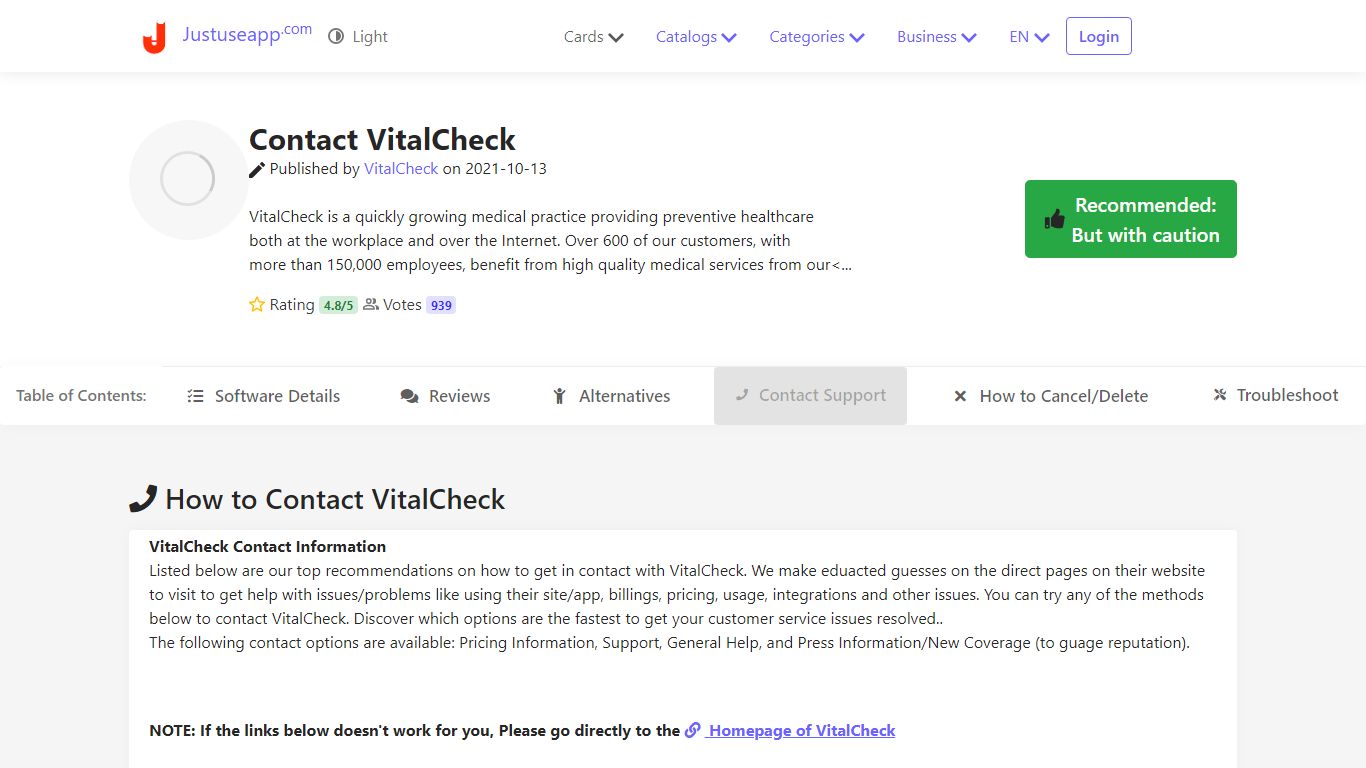 Contact VitalCheck | Fast Customer Service/Support 2022 - JustUseApp